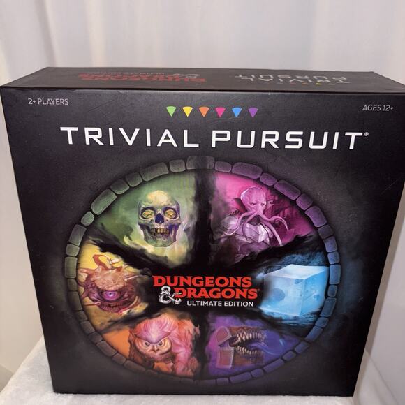 Trivial Pursuit Dungeons & Dragons D&D Ultimate Edition Board Game Complete - Picture 1 of 11